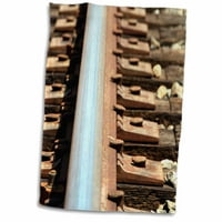 3дроза Затворање неколку од 'рѓосана железничка пруга - единечна, валкана,' рѓа, транспорт, железница, железничка пешкир, од