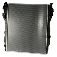 Koyo Cooling Aluminum Core Radiator, пластичен резервоар се вклопува Изберете: 2009- Dodge RAM 3500, 2009- Dodge RAM 2500