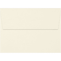 Luxpaper Класичен коверти за покана за сртот, 1 4, природно бело, 70lb, пакет