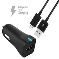 Ixir ZTE Groove Charger Micro USB 2. Кабелски комплет од Truwire {Car Charger + Micro USB кабел} Вистинско дигитално прилагодување