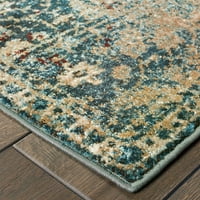 Авалон дома Едмонд Ориентал ткаен област килим, 3,84 '5.41'