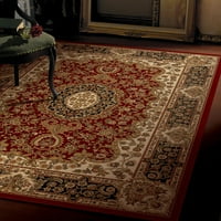 Колекцијата Каролина ткајачи Орвел колекција Ешфилд црвена област килим