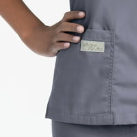 Urbane Essentials опуштено вклопување со 2-џебна исмејувачка обвивка за вратот на вратот за жени 9534