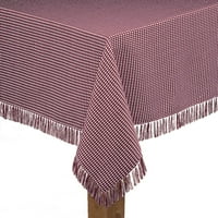 Linte Linens Homespun Проверете памук ткаен раб, 60 x84