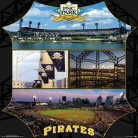 Питсбург Пирати-Пнц Парк Ѕид Постер, 22.375 34
