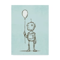 Трговска марка ликовна уметност „роботски балон“ платно уметност од Мајкл Мардок