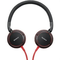Sony MDRZX600 BLK Z Series стерео слушалки, црно црвено