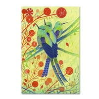 Трговска марка ликовна уметност „Hummingbirds“ платно уметност од Мишел Кембел