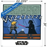 Војна на ѕвездите: Враќање На Ѕидниот Постер Џедај - Двоен Панел, 22.375 34