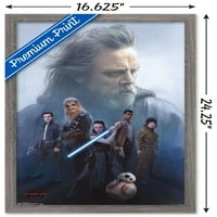 Војна На Ѕвездите: Последниот Џедај-Заштитен Ѕиден Постер, 14.725 22.375