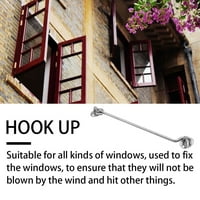 Прозорец Брава За Очи Врата Од Врата Прозорец Нерѓосувачки Челик Ветроупорна Кука За Заклучување Со Завртки за Монтирање