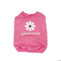 Lifeивотот е маица за кучиња Good®, розова, голема