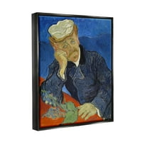Д -р Пол Гачет Ван Гог Портрет Ботаничко и цветно сликарство etет Блек Рамеј уметнички печатени wallидни уметности