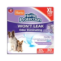 Харц Домашна Заштита Мирис На Лаванда Мирис-Елиминирање На Влошки За Кучиња, XL, 30ct