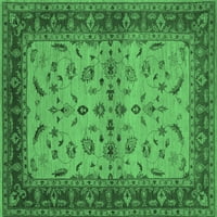 Ахгли Компанија Внатрешен Правоаголник Ориентални Смарагдно Зелени Килими Од Традиционална Област, 2 '3'