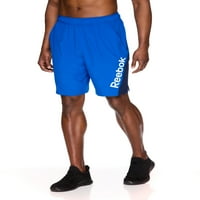 Reebok Mens и Big Mens Активни овластени ткаени кратки, до големина 3XL