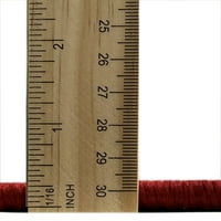Ахгли Компанија Внатрешен Правоаголник Ориентални Црвени Традиционални Теписи, 7' 10'