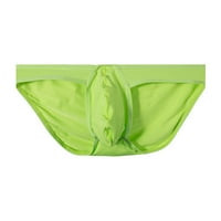 вендунид машки панталони Машки И НИЗОК Струк 3Д Капсула Гаќи Гаќички Гаќи За Дишење Меки Цврсти Гаќички Зелени М