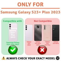 Зборувањеказа Тенок Телефон Случај Компатибилен За Samsung Galaxy S23+ Плус , Trippy Gingham Кариран Печатење, Лесен, Флексибилен, САД